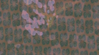 Lüks hareket projeleri için soyut tasarım stili animasyonu olan üst düzey dijital doku