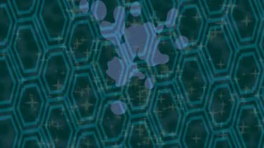 Benzersiz video giriş tasarımı projeleri için detaylı yüzey kalıbı film animasyon stili grafik girişi