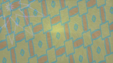 Benzersiz dijital animasyon tarzı grafikleri olan yaratıcı ortam tasarımı için yenilikçi hareket dokusu