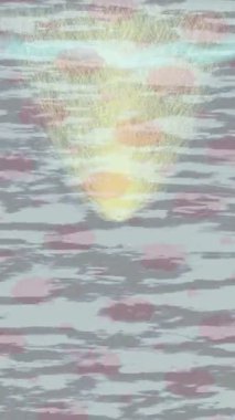 Benzersiz dijital animasyon tarzı grafikleri olan yaratıcı ortam tasarımı için yenilikçi hareket dokusu