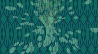 Benzersiz video giriş tasarımı projeleri için detaylı yüzey kalıbı film animasyon stili grafik girişi