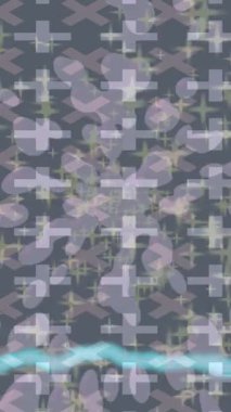 Dijital doku yüzey tasarım biçimi ile modern video animasyonu için gelişmiş hareket grafikleri