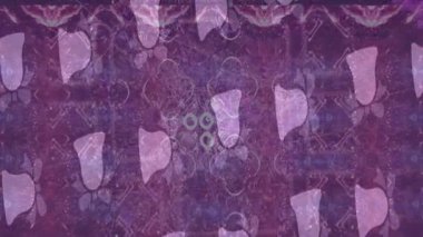 Soyut hareket desenli fütüristik video üretimi için dinamik dijital arkaplan