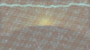 Estetik doku arkaplan tasarımı renkli hareket grafikleri ile moda film giriş profosyoneli