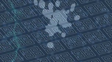 Benzersiz hareket dokusu tasarım sanatı ile profesyonel video düzenleme için modern soyut grafikler