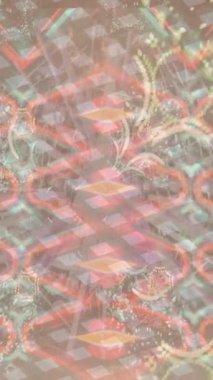 Benzersiz dijital animasyon tarzı grafikleri olan yaratıcı ortam tasarımı için yenilikçi hareket dokusu