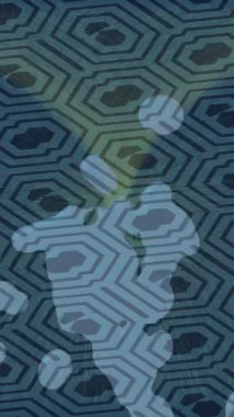 Benzersiz dijital animasyon tarzı grafikleri olan yaratıcı ortam tasarımı için yenilikçi hareket dokusu