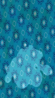 Soyut hareket desenli fütüristik video üretimi için dinamik dijital arkaplan