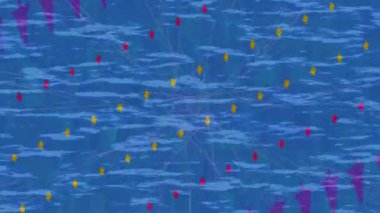 Organik desenli yüzey giriş stili video film sanatı ile soyut arkaplan tasarımı