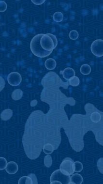 Soyut hareket desenli fütüristik video üretimi için dinamik dijital arkaplan