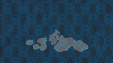 Benzersiz video giriş tasarımı projeleri için detaylı yüzey kalıbı film animasyon stili grafik girişi