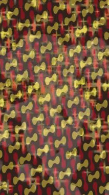 Benzersiz dijital animasyon tarzı grafikleri olan yaratıcı ortam tasarımı için yenilikçi hareket dokusu