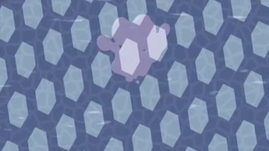 Benzersiz video giriş tasarımı projeleri için detaylı yüzey kalıbı film animasyon stili grafik girişi