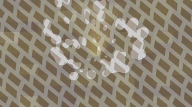 Benzersiz video giriş tasarımı projeleri için detaylı yüzey kalıbı film animasyon stili grafik girişi