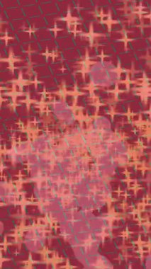 Benzersiz dijital animasyon tarzı grafikleri olan yaratıcı ortam tasarımı için yenilikçi hareket dokusu