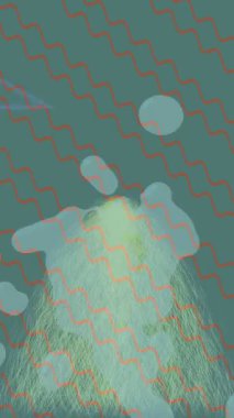 Estetik doku arkaplan tasarımı renkli hareket grafikleri ile moda film giriş profosyoneli