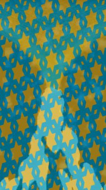 Benzersiz video giriş tasarımı projeleri için detaylı yüzey kalıbı film animasyon stili grafik girişi