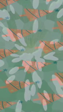 Organik desenli yüzey giriş stili video film sanatı ile soyut arkaplan tasarımı