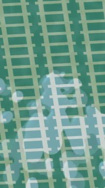 Benzersiz hareket dokusu tasarım sanatı ile profesyonel video düzenleme için modern soyut grafikler