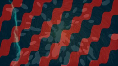 Lüks hareket projeleri için soyut tasarım stili animasyonu olan üst düzey dijital doku