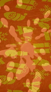 Lüks hareket projeleri için soyut tasarım stili animasyonu olan üst düzey dijital doku