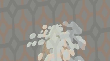 Lüks hareket projeleri için soyut tasarım stili animasyonu olan üst düzey dijital doku