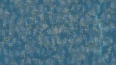 Benzersiz dijital animasyon tarzı grafikleri olan yaratıcı ortam tasarımı için yenilikçi hareket dokusu