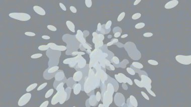 Benzersiz dijital animasyon tarzı grafikleri olan yaratıcı ortam tasarımı için yenilikçi hareket dokusu