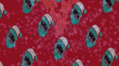 Dijital doku yüzey tasarım biçimi ile modern video animasyonu için gelişmiş hareket grafikleri