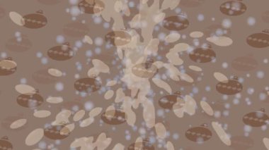 Soyut hareket desenli fütüristik video üretimi için dinamik dijital arkaplan