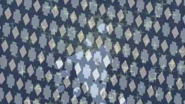 Organik desenli yüzey giriş stili video film sanatı ile soyut arkaplan tasarımı