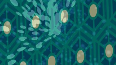 Benzersiz hareket grafikleri tasarım sanatına sahip yaratıcı film üretimi için özet bir arkaplan