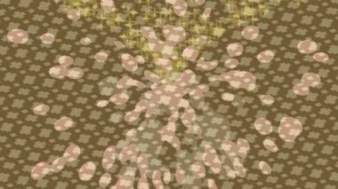 Benzersiz hareket grafikleri tasarım sanatına sahip yaratıcı film üretimi için özet bir arkaplan