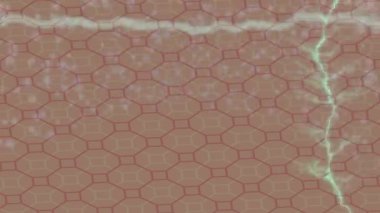 Benzersiz hareket grafikleri tasarım sanatına sahip yaratıcı film üretimi için özet bir arkaplan