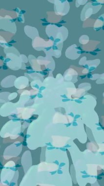 Benzersiz dijital animasyon tarzı grafikleri olan yaratıcı ortam tasarımı için yenilikçi hareket dokusu