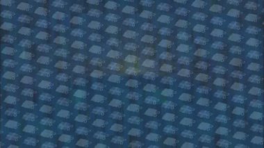 Soyut hareket desenli fütüristik video üretimi için dinamik dijital arkaplan