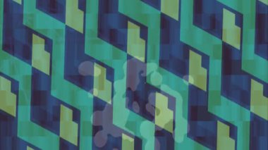 Lüks hareket projeleri için soyut tasarım stili animasyonu olan üst düzey dijital doku