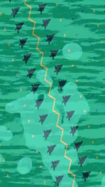 Yaratıcı video düzenleme film arkaplan tasarımı için minimalist organik hareket grafikleri