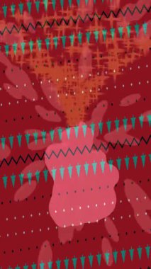 Estetik doku arkaplan tasarımı renkli hareket grafikleri ile moda film giriş profosyoneli