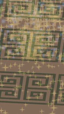 Benzersiz dijital animasyon tarzı grafikleri olan yaratıcı ortam tasarımı için yenilikçi hareket dokusu