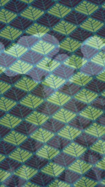 Benzersiz dijital animasyon tarzı grafikleri olan yaratıcı ortam tasarımı için yenilikçi hareket dokusu