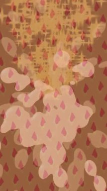 Dijital doku yüzey tasarım biçimi ile modern video animasyonu için gelişmiş hareket grafikleri