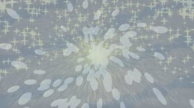 Lüks hareket projeleri için soyut tasarım stili animasyonu olan üst düzey dijital doku