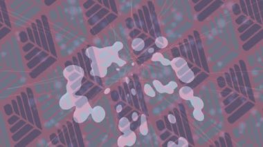 Benzersiz hareket dokusu tasarım sanatı ile profesyonel video düzenleme için modern soyut grafikler