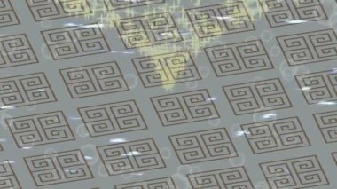 Modern medya üretimi için fütüristik dijital soyut doku sinematik tarz hareketli grafik ögesi