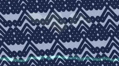 Soyut hareket desenli fütüristik video üretimi için dinamik dijital arkaplan