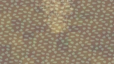 Benzersiz dijital animasyon tarzı grafikleri olan yaratıcı ortam tasarımı için yenilikçi hareket dokusu