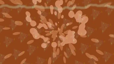 Organik desenli yüzey giriş stili video film sanatı ile soyut arkaplan tasarımı