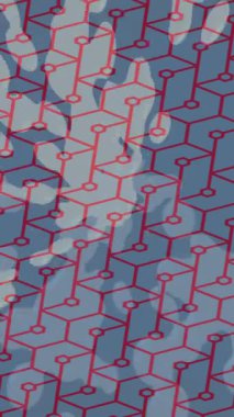 Lüks hareket projeleri için soyut tasarım stili animasyonu olan üst düzey dijital doku