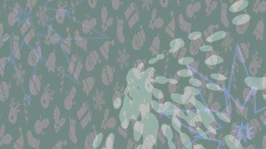 Benzersiz dijital animasyon tarzı grafikleri olan yaratıcı ortam tasarımı için yenilikçi hareket dokusu